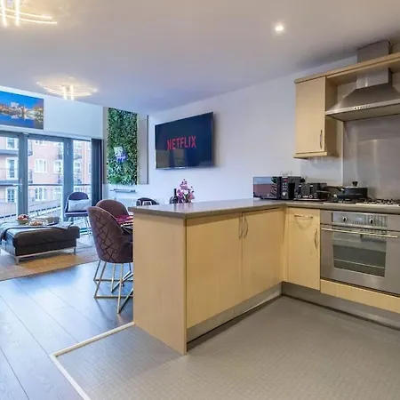 Utilita Arena- Icc- Brindley Place Long Apartament *